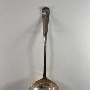 vintage large  silver plate Gerity ladle