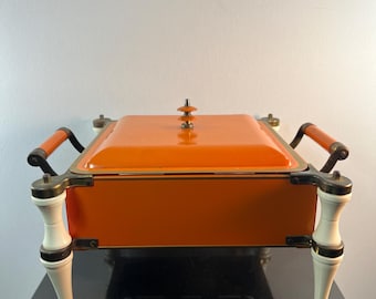 vintage fire king chaffing dish
