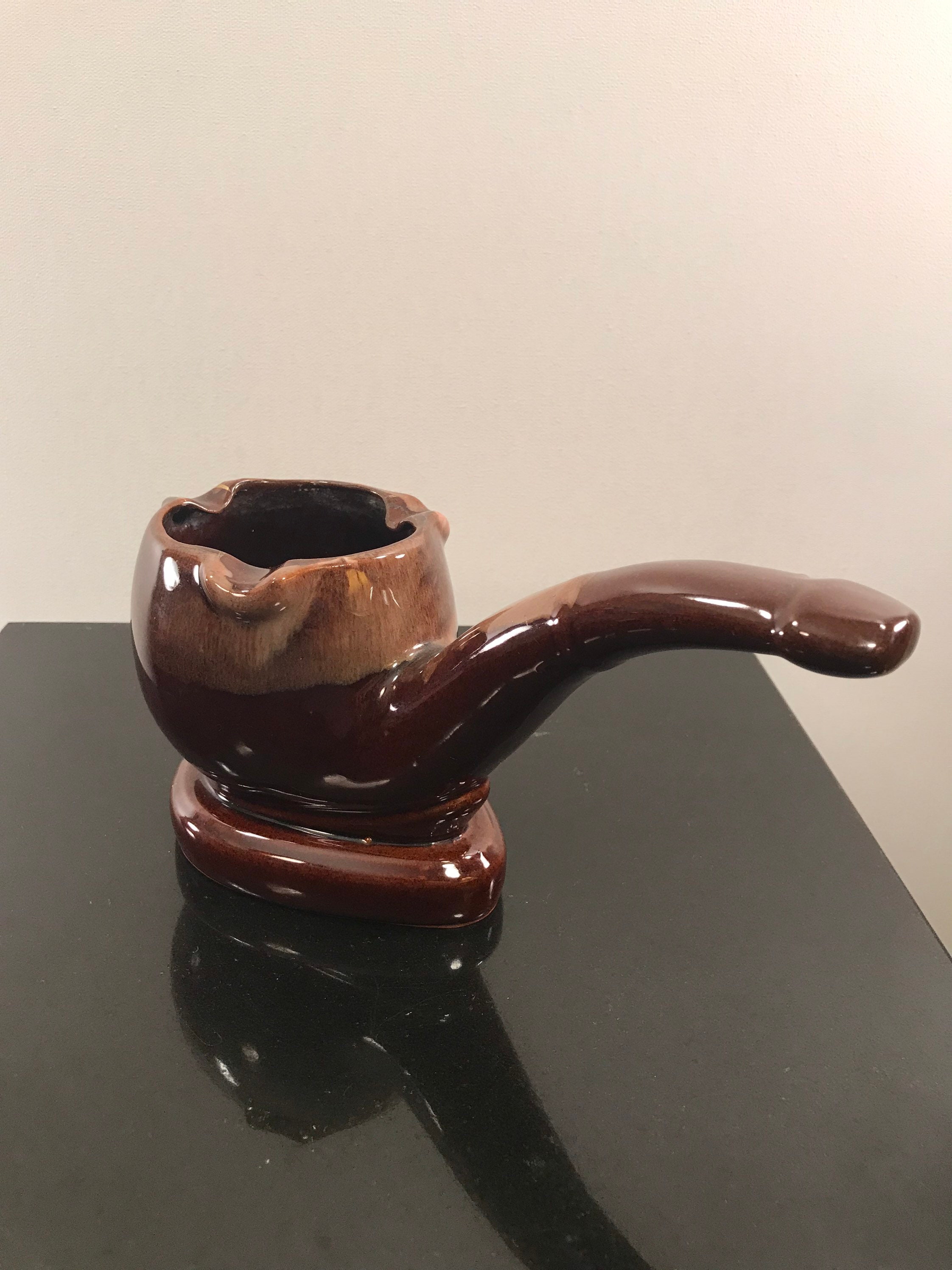 Ceramic Pipe Ashtray 