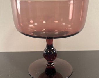 Purple color glass candy bowl