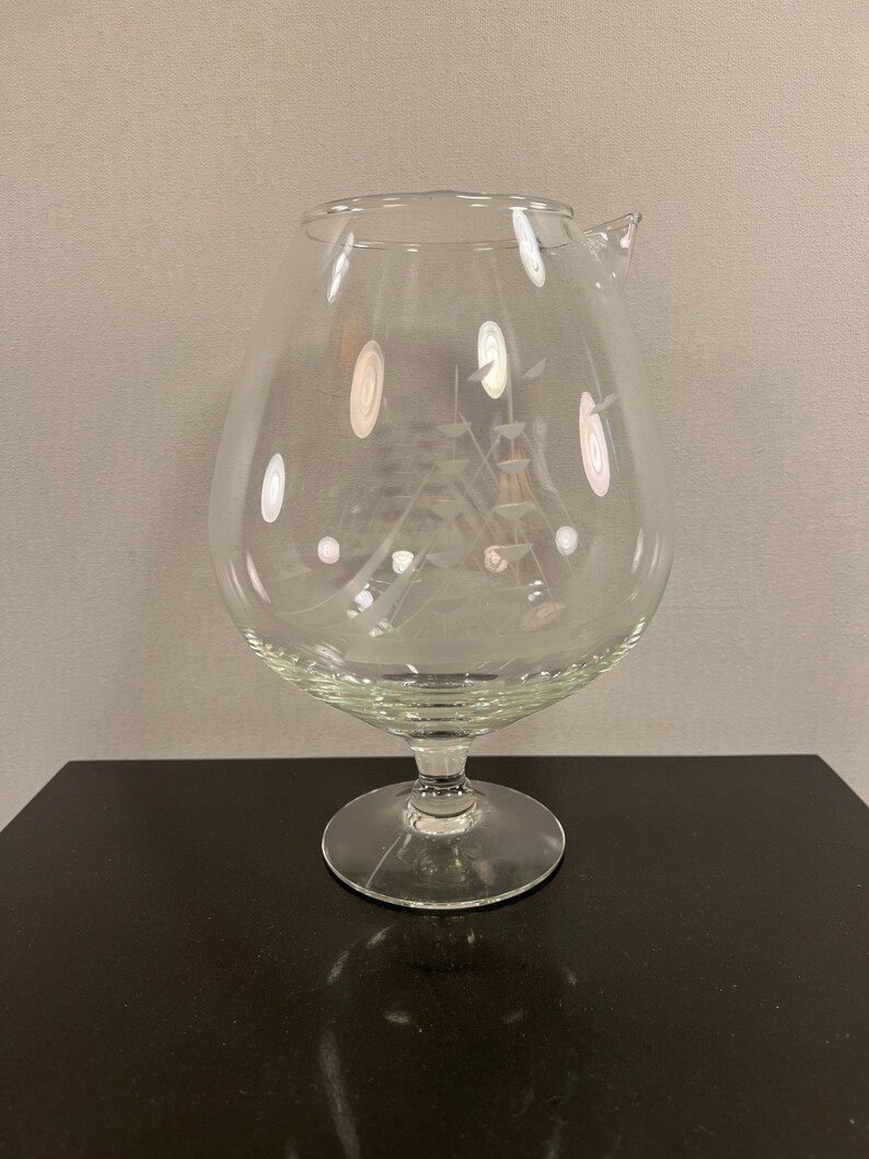 Vintage Large Snifter Glass Etsy