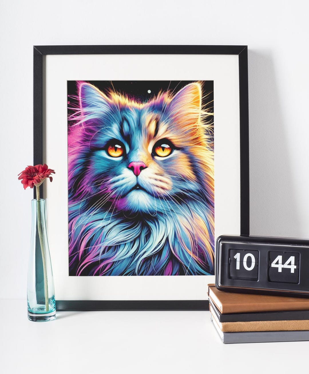 Misty Meow | Animal | Cat | Digital Art Print | Wall Art | AI Generated ...