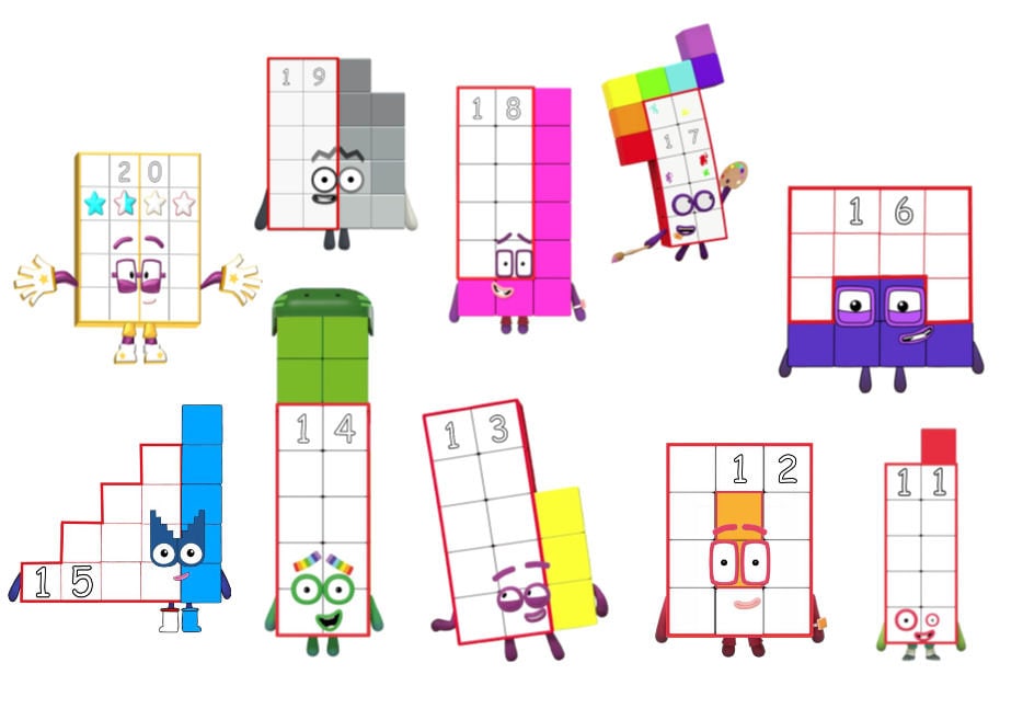 Number Blocks 1 To 20 - vrogue.co