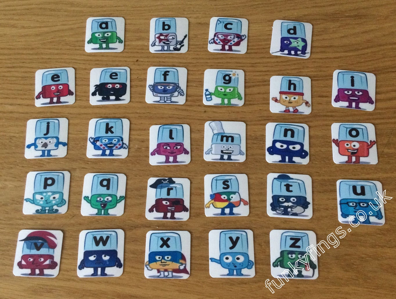 Alphablocks Fridge Set of 27 New Colourful Design Etsy