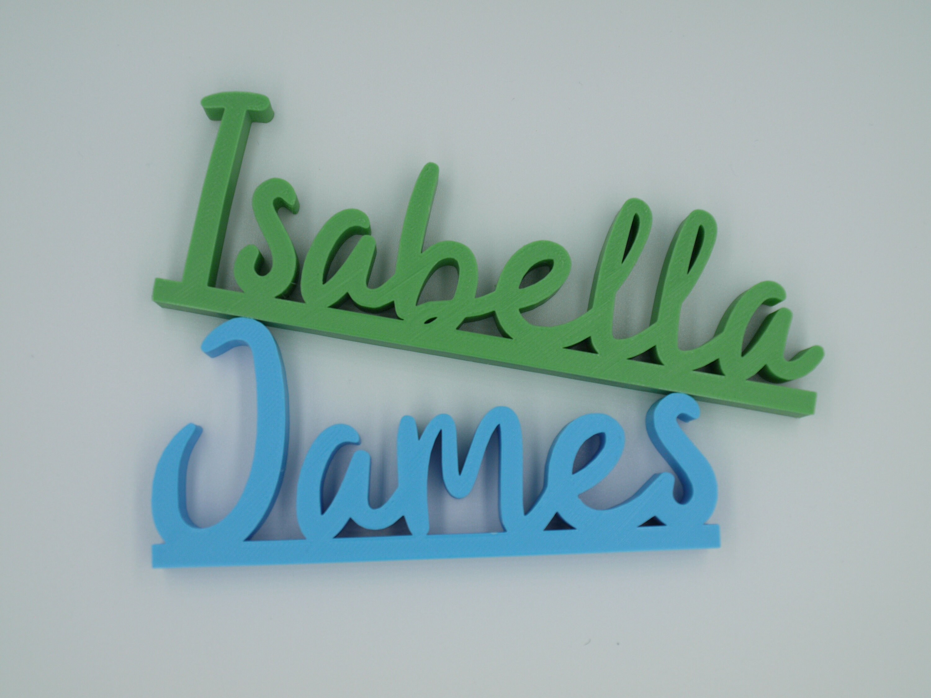 Personalized Freestanding Name Plate 3D Print Etsy