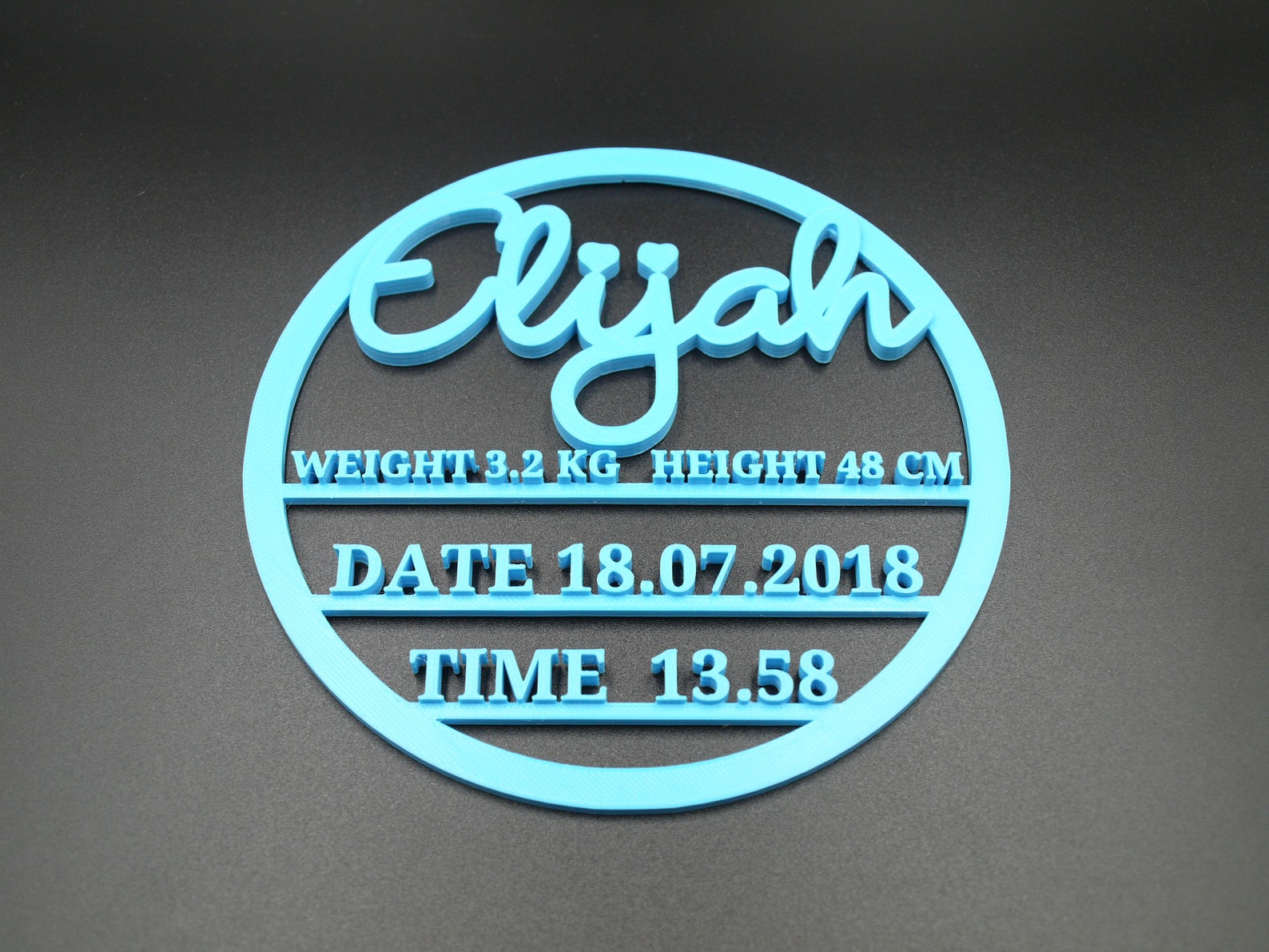 Personalized Baby Name 3D Print Etsy