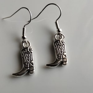 Cowboy Boot Earrings, Country and Western Jewellery, Cowgirl Earrings,
