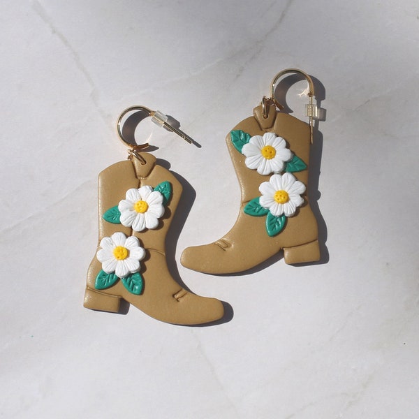Cowboy Boots Earrings | Rodeo | Handmade Jewelry