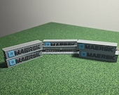 N Scale MAERSK 40ft Shipping Container 5-Pack