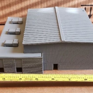 N Scale 1/160 3D Printed Modern Commerical Warehouse Free Shipping