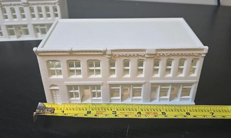 1/87 HO Scale Town Buildings Store Front Town House Apartment Building Free Ship image 2