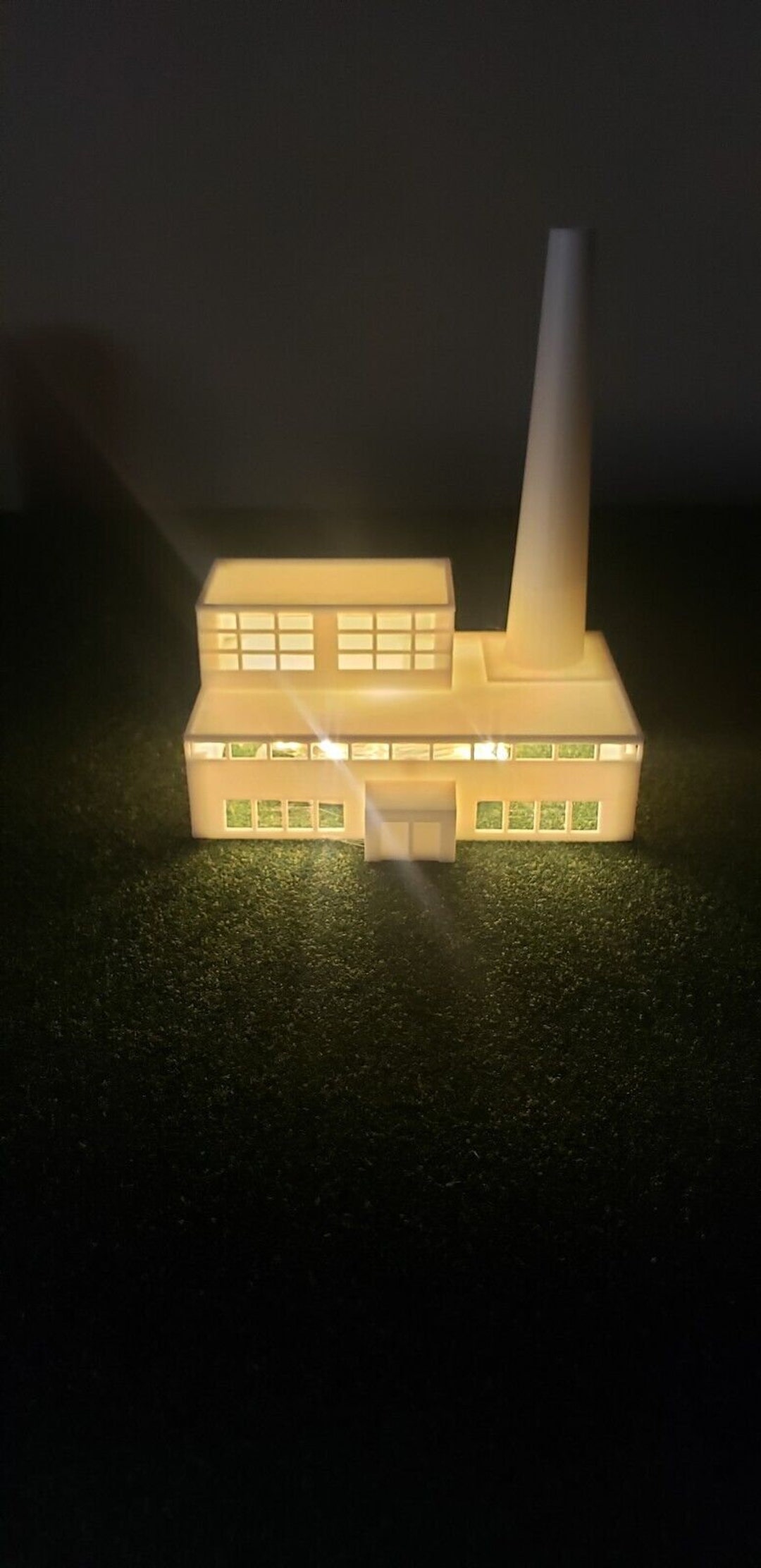 N Scale Factory Building: 3D Printed Model Train Layout (1/160) - Etsy