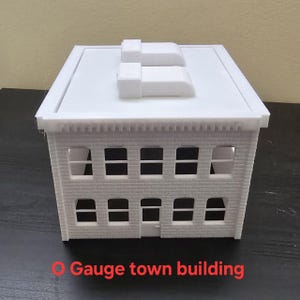 O - S Scale Gauge Building Town Building Brick building  Free Shipping Made In USA