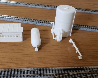 N Scale 1/160 oil industry pack 3d printed for layout/diorama FREE SHIPPING