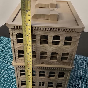 O/S Scale High Rise Building - Model Railroad Town - Etsy