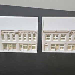 1/87 HO Scale Town Buildings Store Front Town House Apartment Building Free Ship
