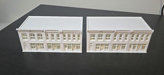1/87 HO Scale Town Buildings Store Front Town House Apartment Building Free Ship