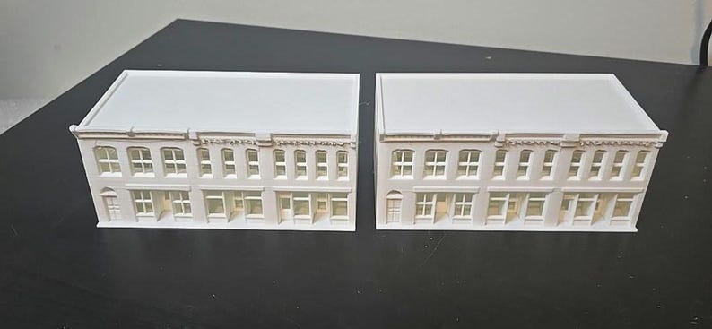 1/87 HO Scale Town Buildings Store Front Town House Apartment Building Free Ship image 1