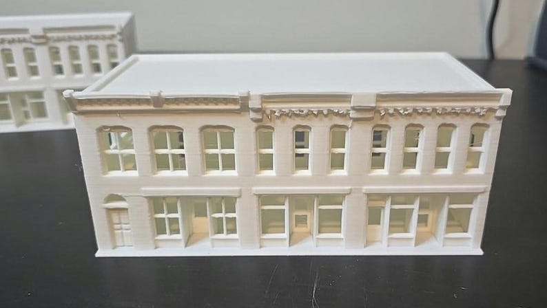 1/87 HO Scale Town Buildings Store Front Town House Apartment Building Free Ship image 5