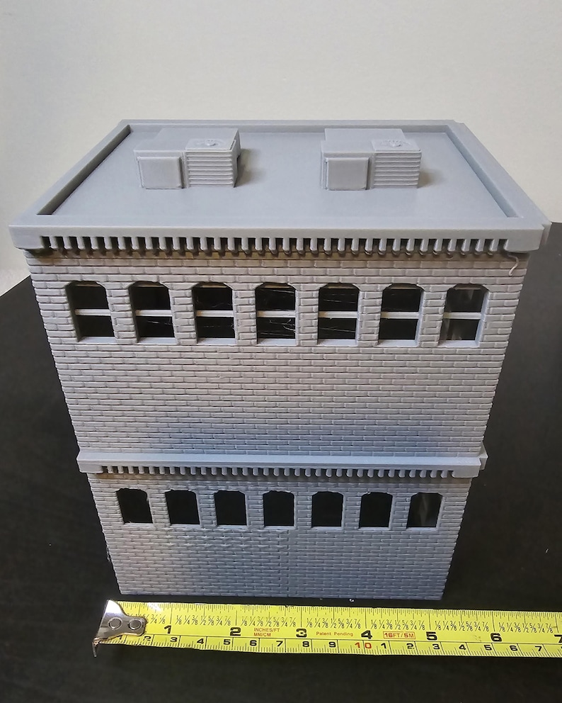 HO Scale High Rise Building: 3D Printed Townhouse (1/87) - Etsy