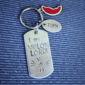 I am MELON LORD! Toph, ATLA, Avatar keychain