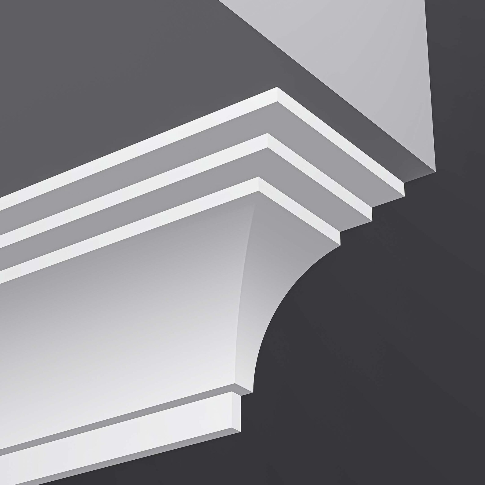 7 Two Step Plaster Coated Crown Molding Etsy UK