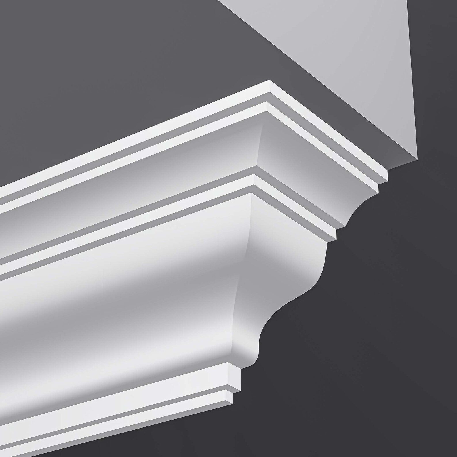5 Milan Plaster Coated Crown Molding Etsy UK