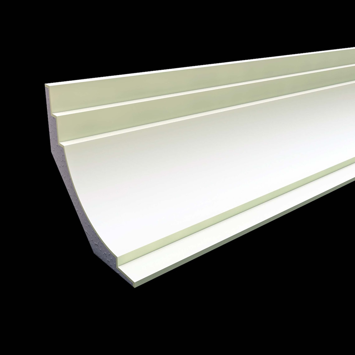 7 Two Step Plaster Coated Crown Molding Etsy UK