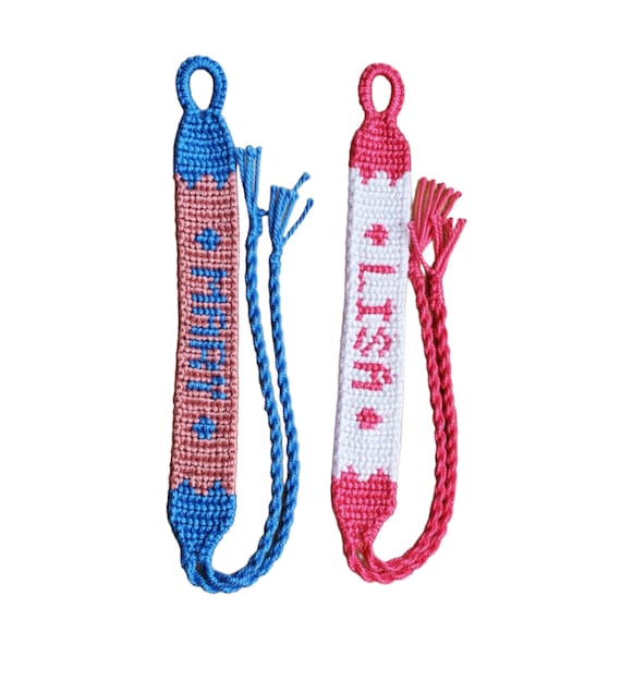 Alpha friendship deals bracelet letters