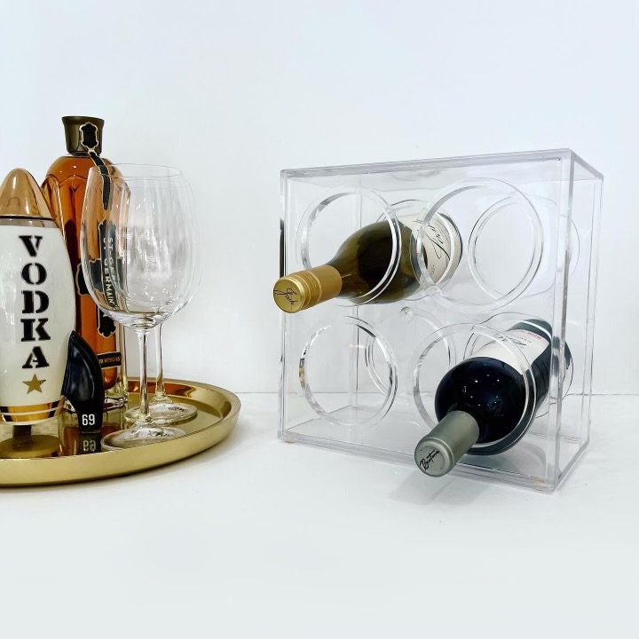 Acrylic wine rack new arrivals