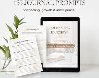 Journal Prompts eBook: Guided Self-Reflection for Inner Peace (Digital Download)