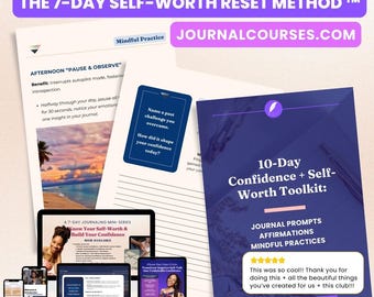 Printable 10-Day Confidence Journal + Toolkit