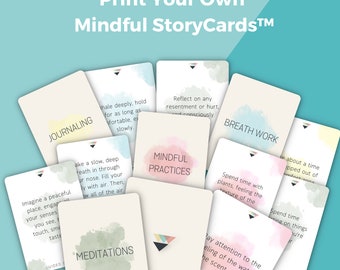 Mindful StoryCards™ Deck: Self-Care Journal Prompts (Digital Download)