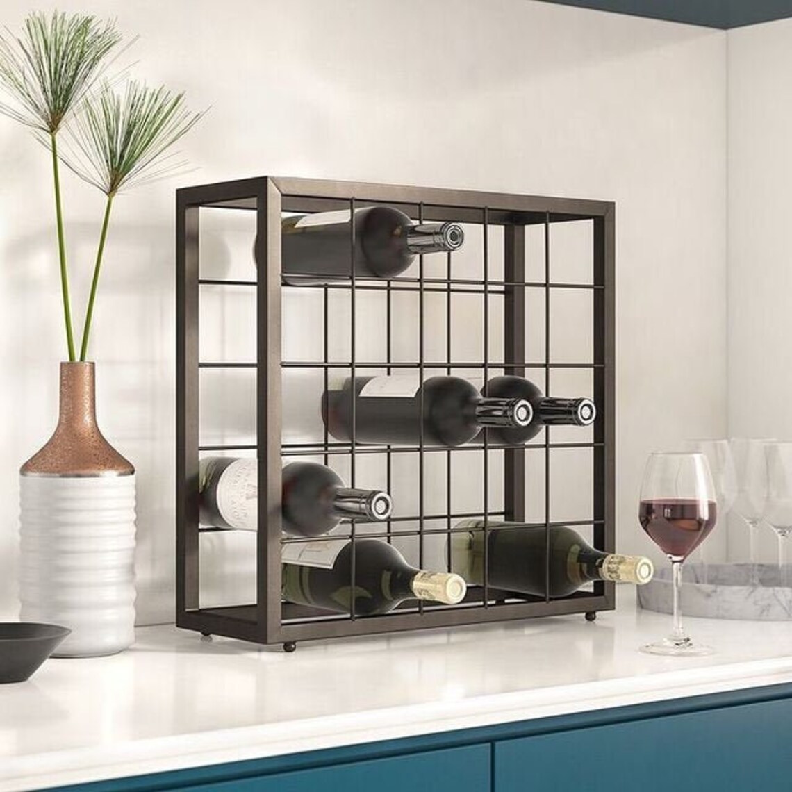 Decorative wine rack Etsy