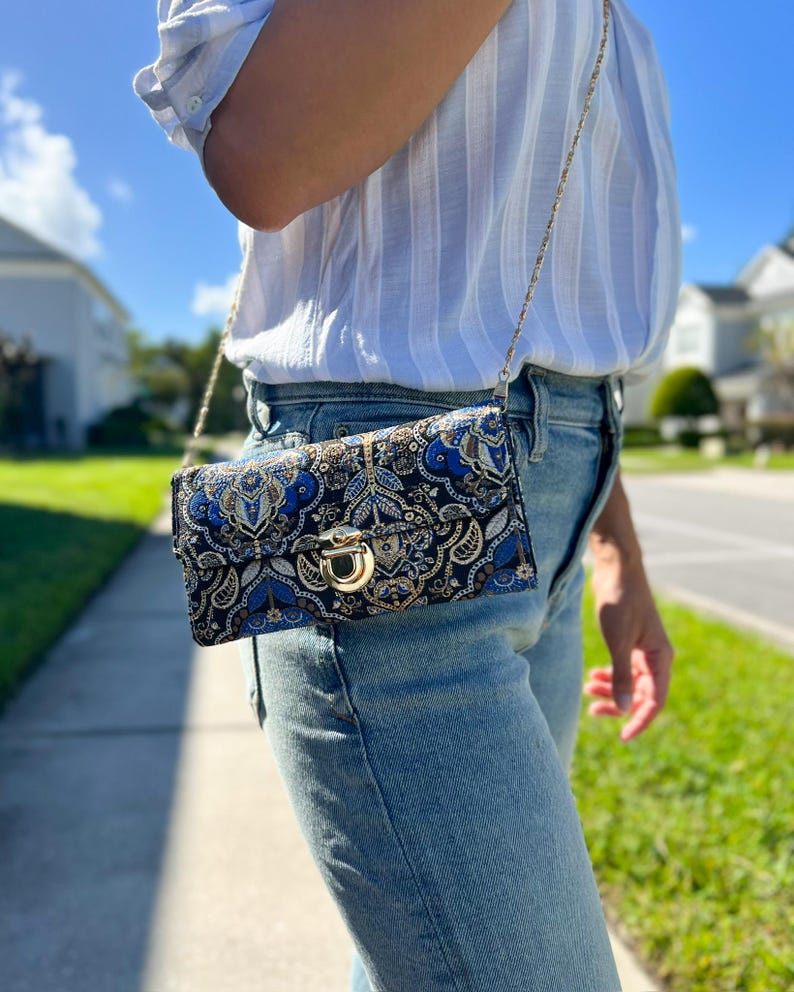 Kleine crossbodytas voor vrouwen, crossbody-portemonnees, handgemaakte tas voor vrouwen, boho-schoudertas, boho-tas voor vrouwen afbeelding 18