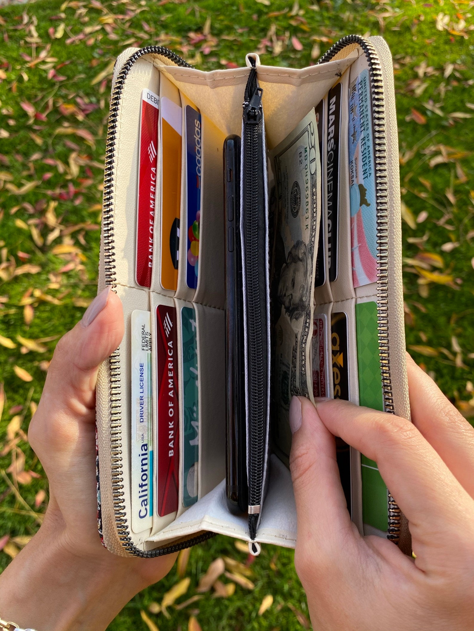 Vegan Wallet Boho Wallet Womens Wallet Ethnic Wallet Etsy