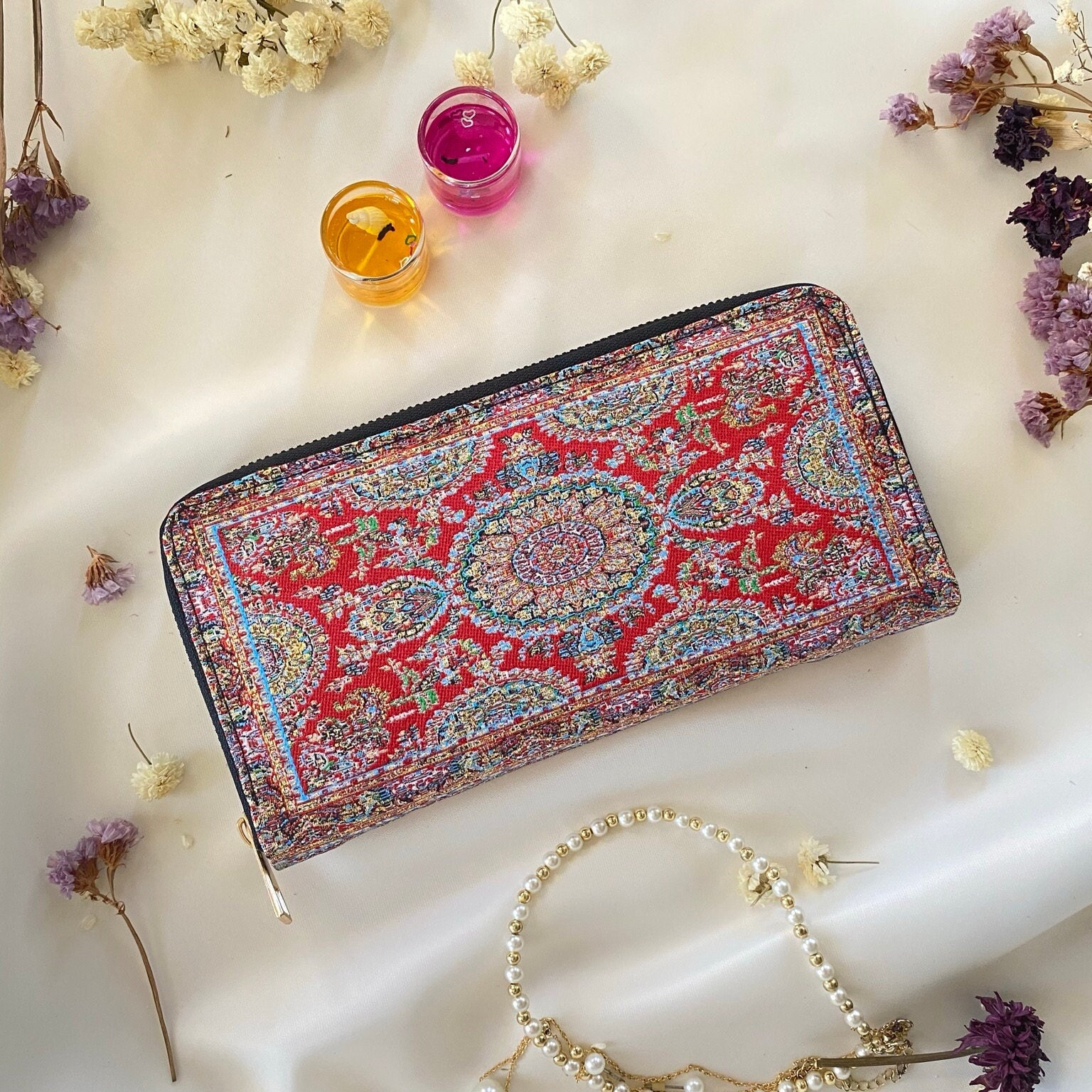 Wallet for Women Carpet Wallet Boho Wallet Tapestry Wallet Etsy