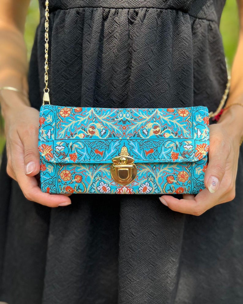 Kleine crossbodytas voor vrouwen, crossbody-portemonnees, handgemaakte tas voor vrouwen, boho-schoudertas, boho-tas voor vrouwen afbeelding 15