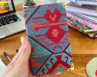 Handmade Rug Design Notebook - Small Travel Journal, Cute Notebok