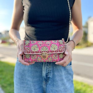 Kleine crossbodytas voor vrouwen, crossbody-portemonnees, handgemaakte tas voor vrouwen, boho-schoudertas, boho-tas voor vrouwen 2. Design