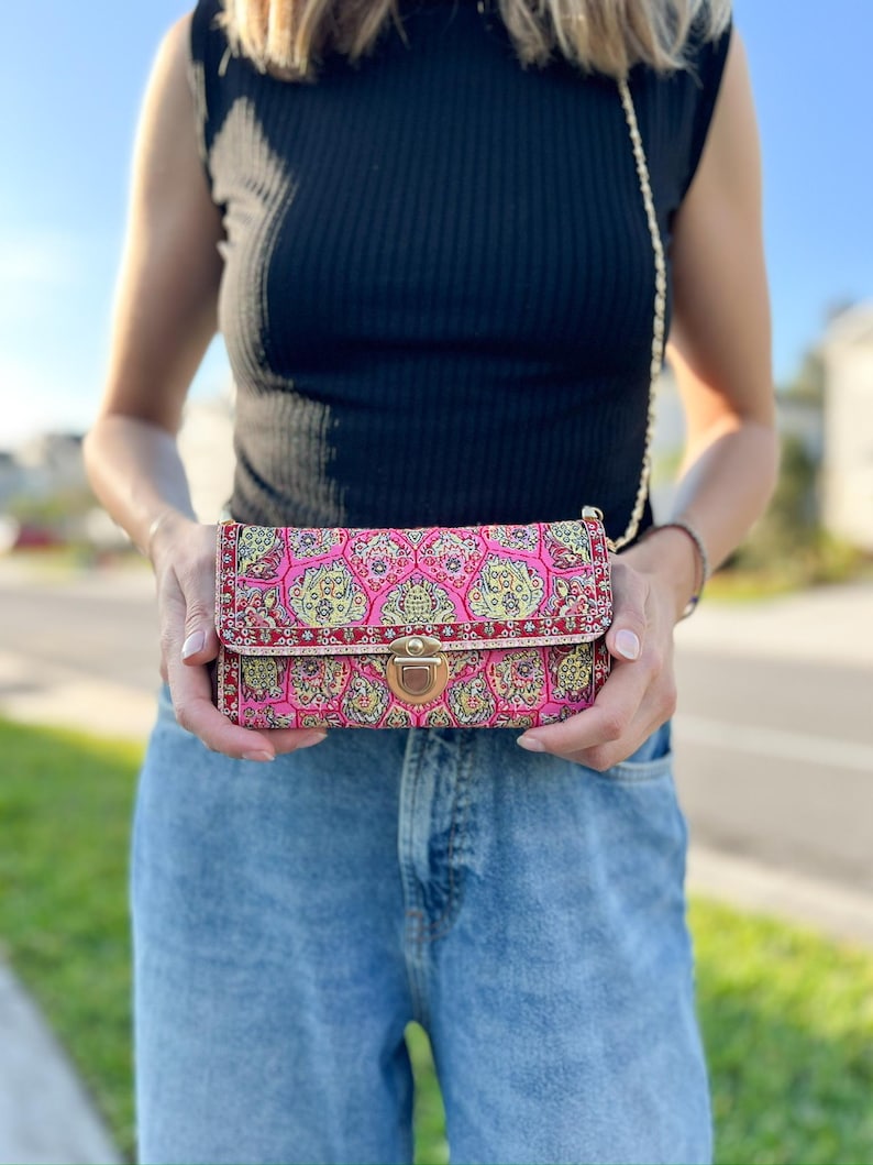 Kleine crossbodytas voor vrouwen, crossbody-portemonnees, handgemaakte tas voor vrouwen, boho-schoudertas, boho-tas voor vrouwen 2. Design