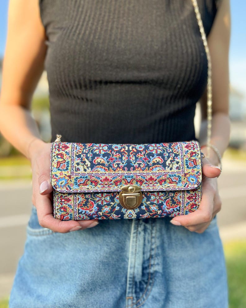 Kleine crossbodytas voor vrouwen, crossbody-portemonnees, handgemaakte tas voor vrouwen, boho-schoudertas, boho-tas voor vrouwen 3. Design