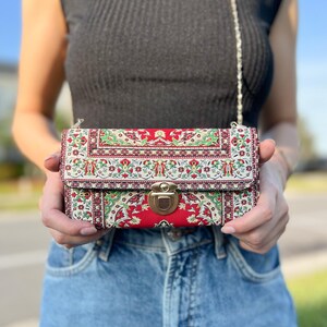 Kleine crossbodytas voor vrouwen, crossbody-portemonnees, handgemaakte tas voor vrouwen, boho-schoudertas, boho-tas voor vrouwen 4. Design