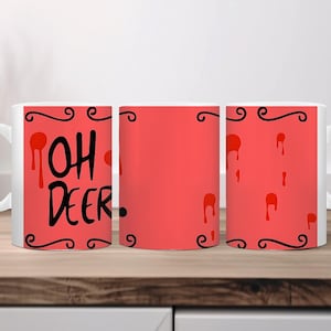 Oh Deer Alastor from Hazbin Hotel Inspired 15 oz Mug