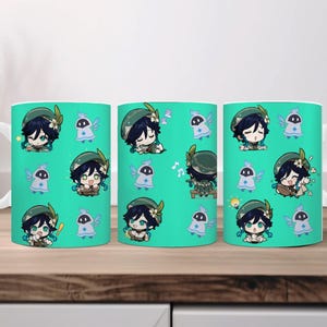 Tazza Genshin Impact Venti Emoji da 15 once