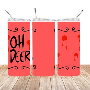Oh Deer Alastor from Hazbin Hotel Inspired 15 oz Tumbler