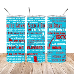 Jaws 15oz Movie Quote Tumbler