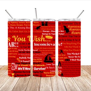 The Princess Bride 15oz Quote Tumbler
