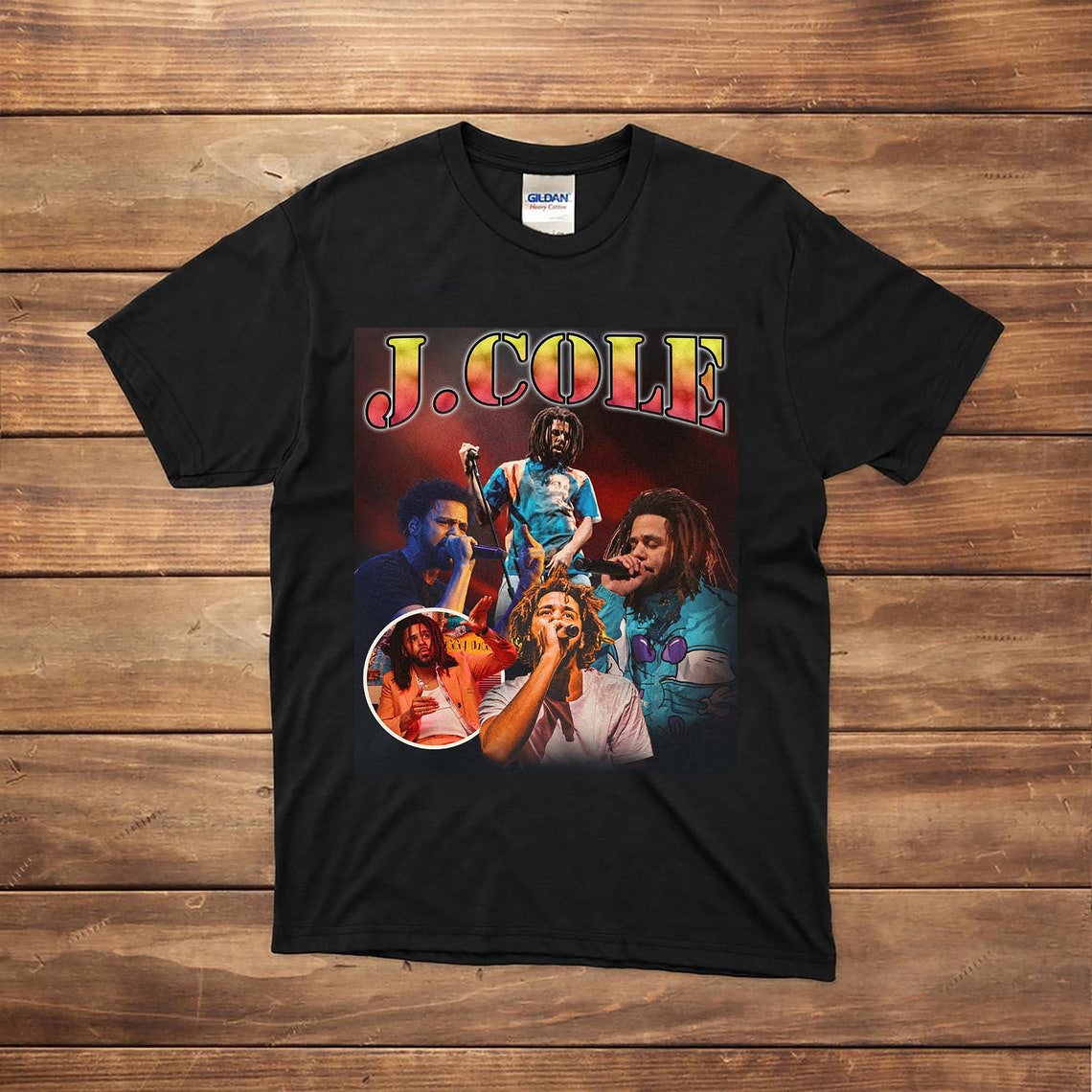 J Cole Rap Hip Hop TShirt Retro Shirt Vintage Style Unisex Etsy