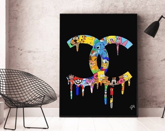 Tableau Chanel Etsy